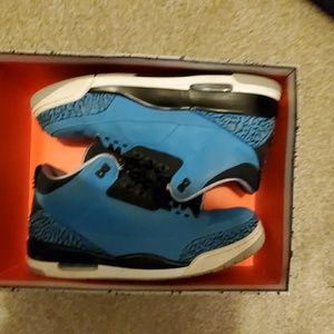 Air Jordan retro 3" powder blue"